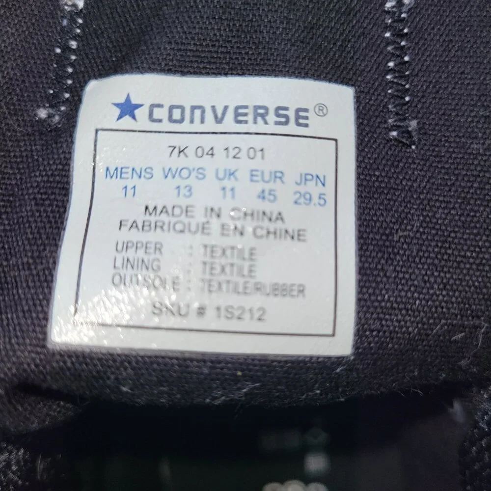 Converse Chuck‎ Taylor All Star Ox in all black - Picture 6 of 6